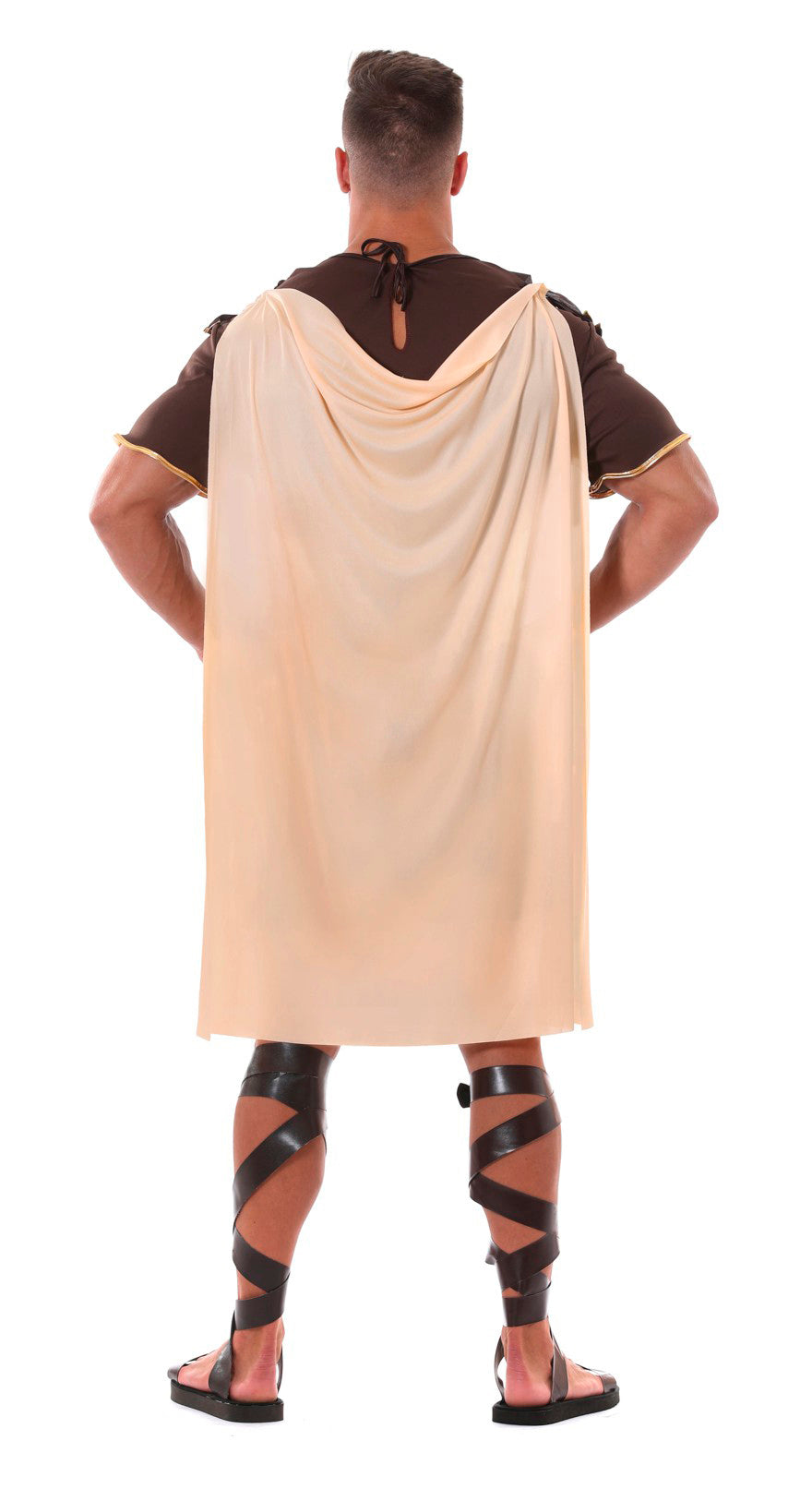 GP84848 – Römer Gladiator Antiker Krieger Kostüm – Größe: 52 - 54 (L) – Farbe: Beige, Ansicht 2