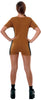 GP84852 – Abenteurerin Kostüm Karneval Heldin – Größe: 44 - 46 (XL) – Farbe: Braun
