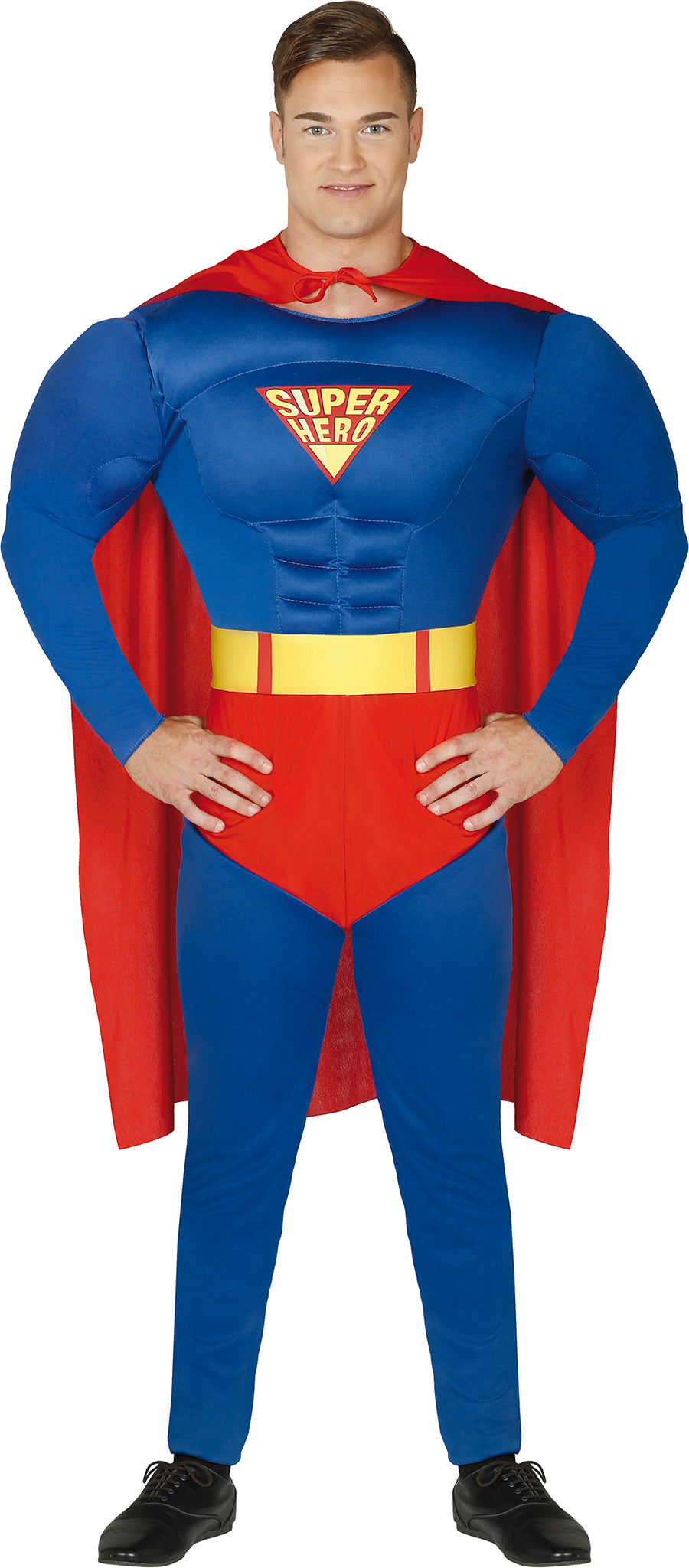 GP80764 – Superheld Mutiger Abenteurer Strahlendes – Größe: 52 - 54 (L) – Farbe: Blau, Ansicht 2