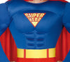 GP80764 – Superheld Mutiger Abenteurer Strahlendes – Größe: 52 - 54 (L) – Farbe: Blau