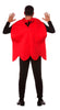GP80772 – Gespenst Kostüm Karneval Rot – Größe: 52 - 54 (L) – Farbe: Rot
