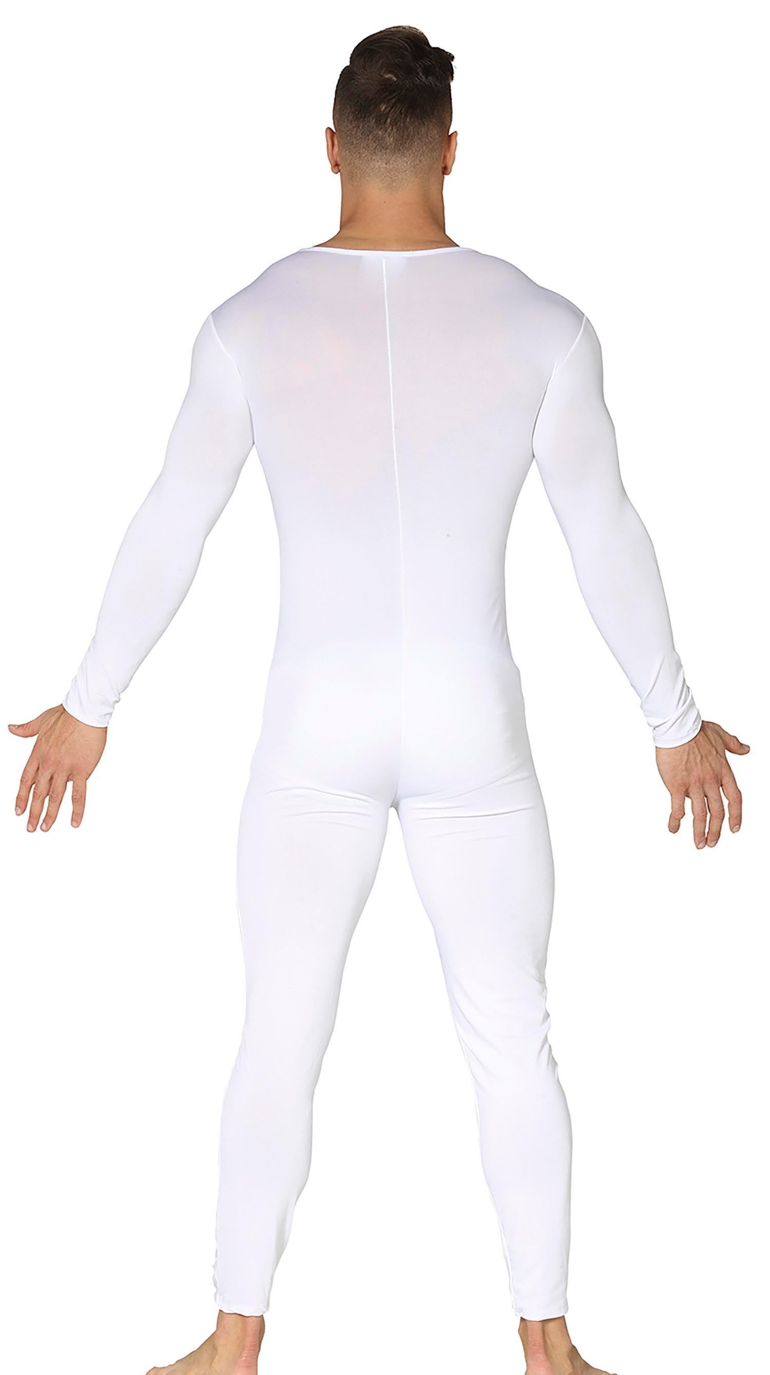 GP80789 – Sportlicher Weiße Karneval Anzug – Größe: 54 - 56 (XL) – Farbe: Weiß