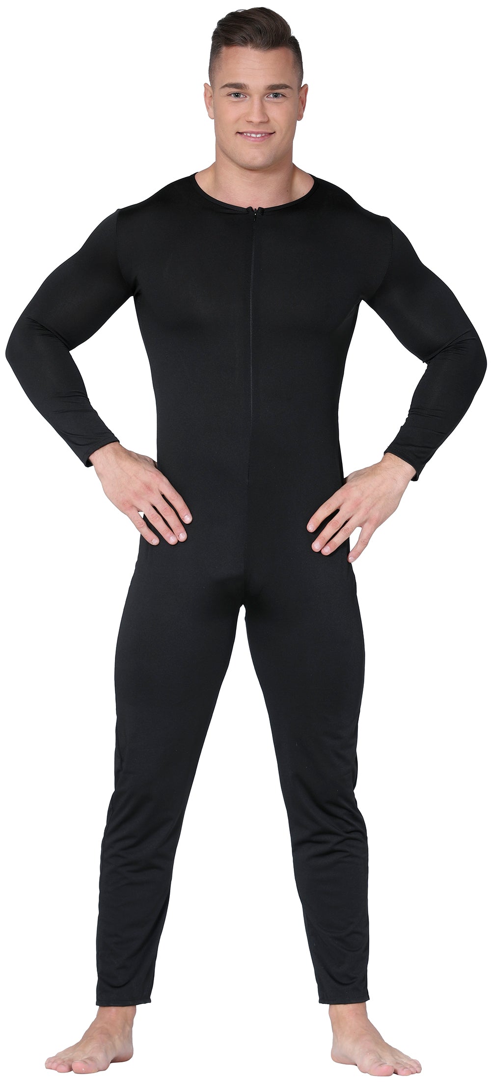 GP80788 – Sportliche Schwarz Ganzkörper Bekleidung – Größe: 52 - 54 (L) – Farbe: Schwarz