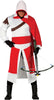 GP80795 – Assassinen Krieger Karneval Kostüm – Größe: 52 - 54 (L) – Farbe: Rot