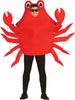 GP80798 – Krabbenkostüm Faschingsoutfit Tier – Größe: 52 - 54 (L) – Farbe: Rot
