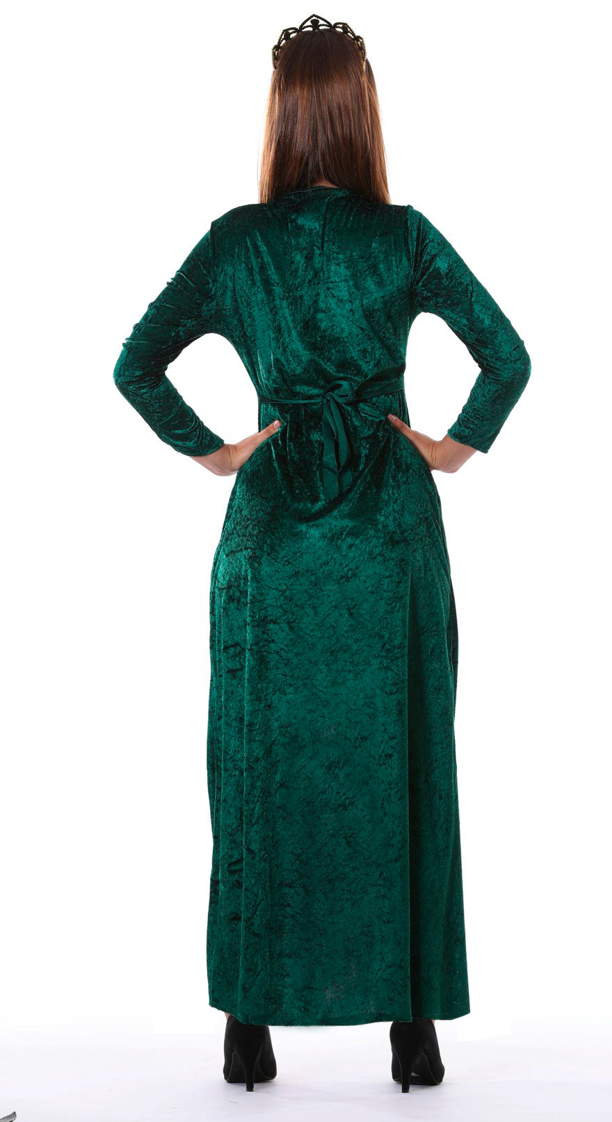 GP80801 – Prinzessin Mittelalter Kleid Karneval – Größe: 38 - 40 (M) – Farbe: Grün, Ansicht 2
