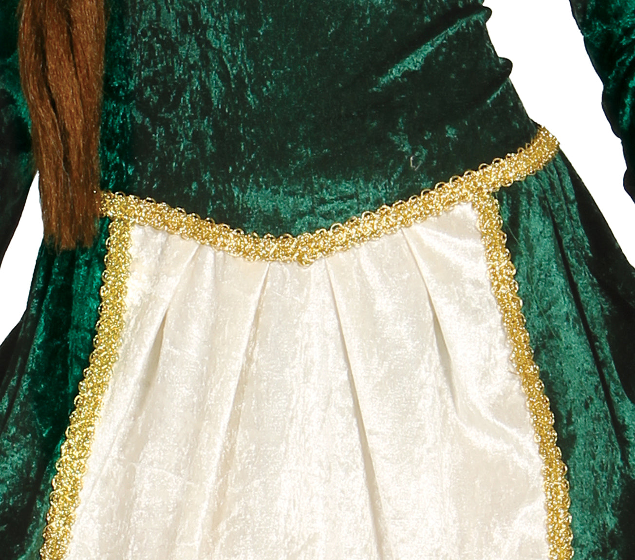 GP80801 – Prinzessin Mittelalter Kleid Karneval – Größe: 42 - 44 (L) – Farbe: Grün