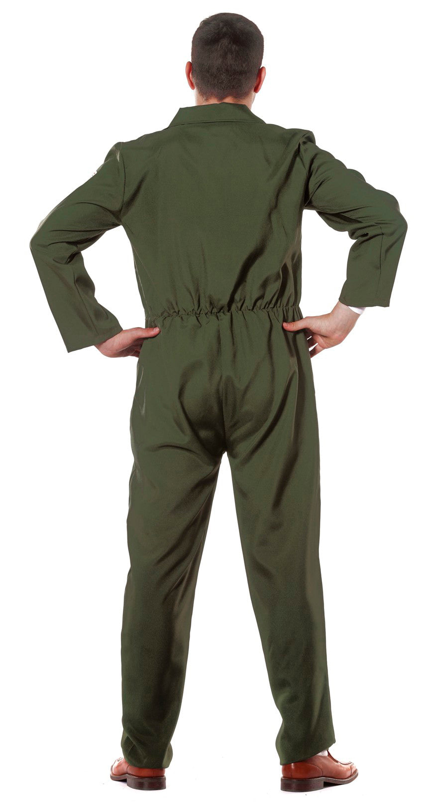GP80803 – Pilot Abenteurer Filmheld Military – Größe: 52 - 54 (L) – Farbe: Grün, Ansicht 2
