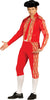 GP80805 – Stierkämpfer Traditionelles Kostüm – Größe: 48 - 50 (M) – Farbe: Rot