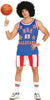 GP80811 – Sportlicher Held USA Basketball Kostüm – Größe: 52 - 54 (L), 54 - 56 (XL) – Farbe: Blau