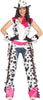 GP80829 – Cowgirl Westernheldin Fasching – Größe: 42 - 44 (L) – Farbe: Schwarz