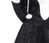 GP80835 – Tierisches Panda Kostüm Elegant Kapuze – Größe: 38 - 40 (M) – Farbe: Schwarz