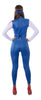 GP80840 – Superhelden Maske Abenteuerfigur Kostüm – Größe: 36 - 38 (S) – Farbe: Blau