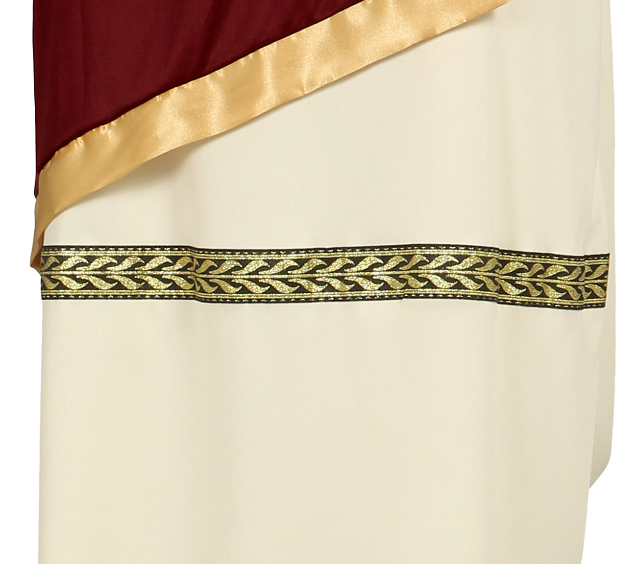 GP80853 – Römische Göttin Toga Kostüm Karneval – Größe: 42 - 44 (L) – Farbe: Rot