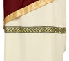 GP80853 – Römische Göttin Toga Kostüm Karneval – Größe: 42 - 44 (L) – Farbe: Rot