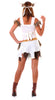 GP84896 – Wikinger Abenteuer Kriegerin Kostüm – Größe: 38 - 40 (M) – Farbe: Beige