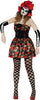 GP80937 – Mexikanischer Skelett Halloween Blumenkunst – Größe: 38 - 40 (M) – Farbe: Schwarz