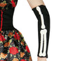 GP80937 – Mexikanischer Skelett Halloween Blumenkunst – Größe: 42 - 44 (L) – Farbe: Schwarz