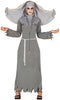 GP80947 – Halloween Nonne Dunkles Mysterium Kostümgeist – Größe: 42 - 44 (L) – Farbe: Grau