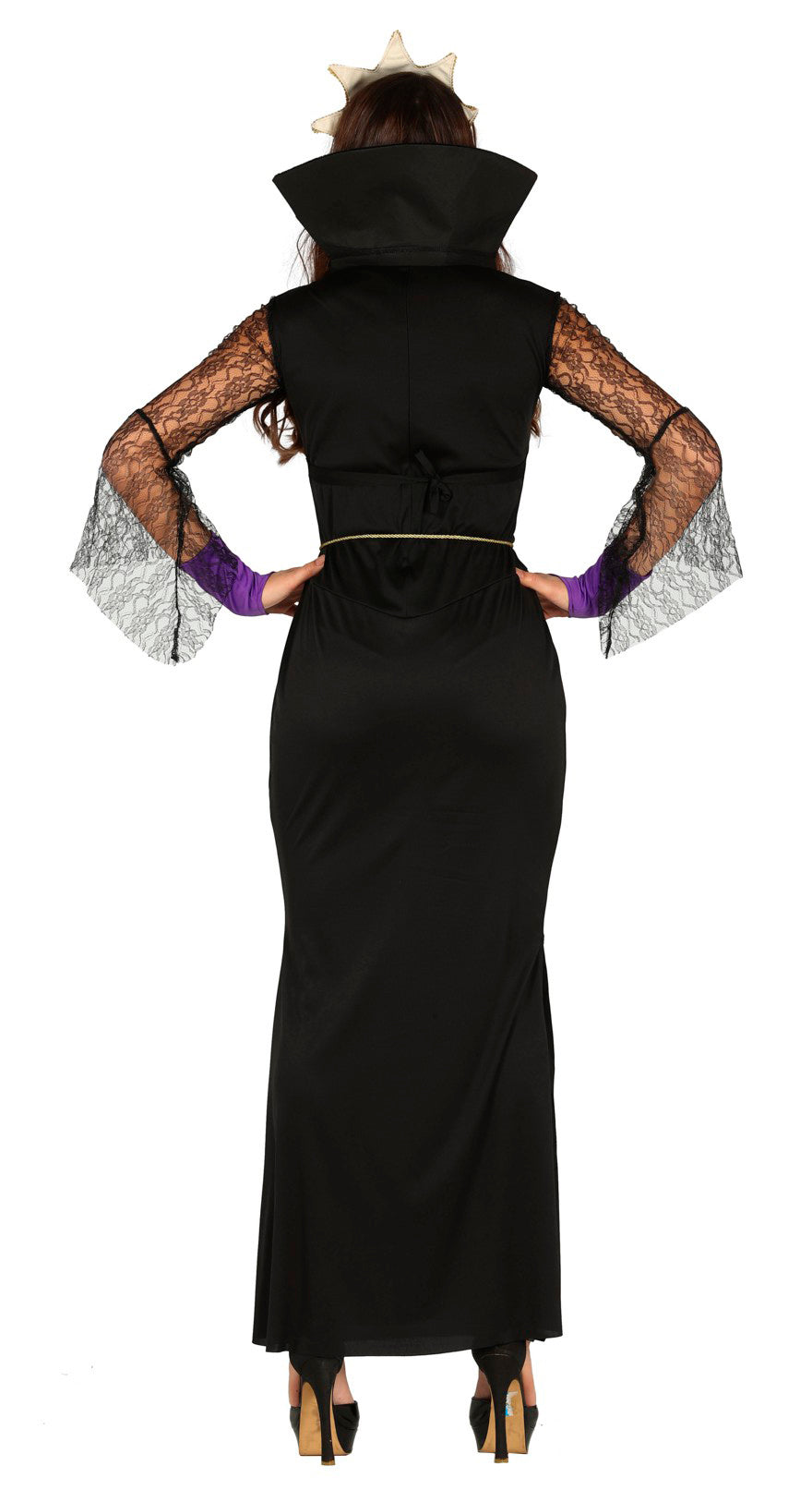 GP80951 – Märchenkönigin Faschingskostüm Elegantes Märchendesign – Größe: 42 - 44 (L) – Farbe: Schwarz