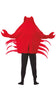 GP80798 – Krabbenkostüm Faschingsoutfit Tier – Größe: 46 - 48 (S) – Farbe: Rot