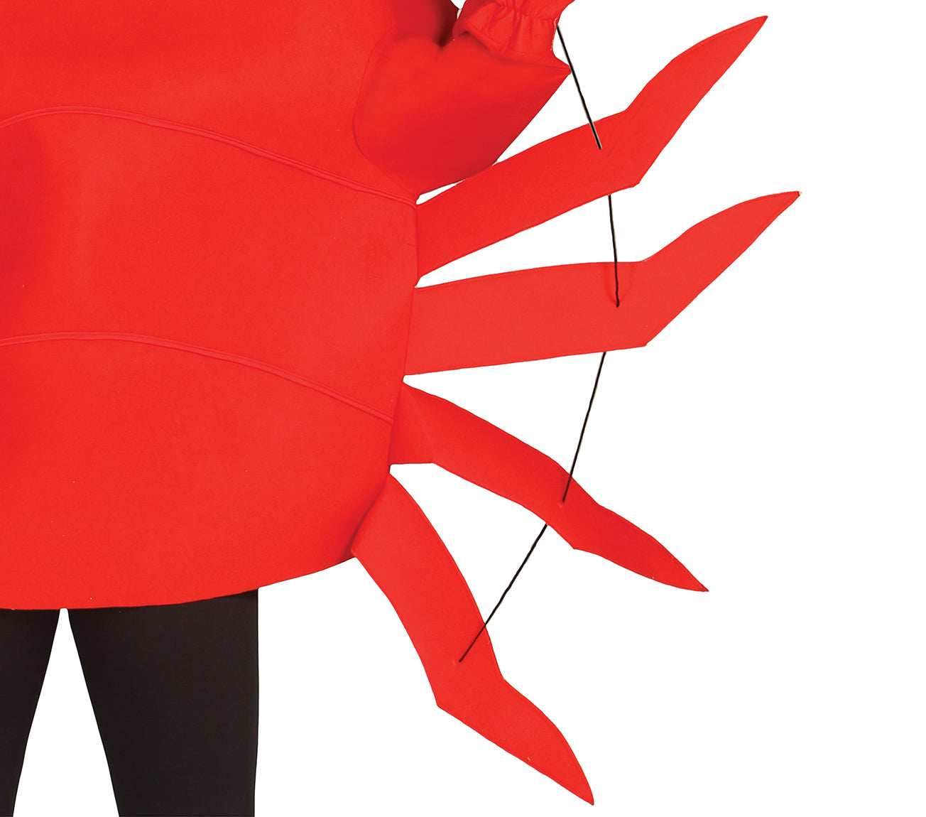 GP80798 – Krabbenkostüm Faschingsoutfit Tier – Größe: 46 - 48 (S) – Farbe: Rot