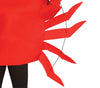 GP80798 – Krabbenkostüm Faschingsoutfit Tier – Größe: 46 - 48 (S) – Farbe: Rot