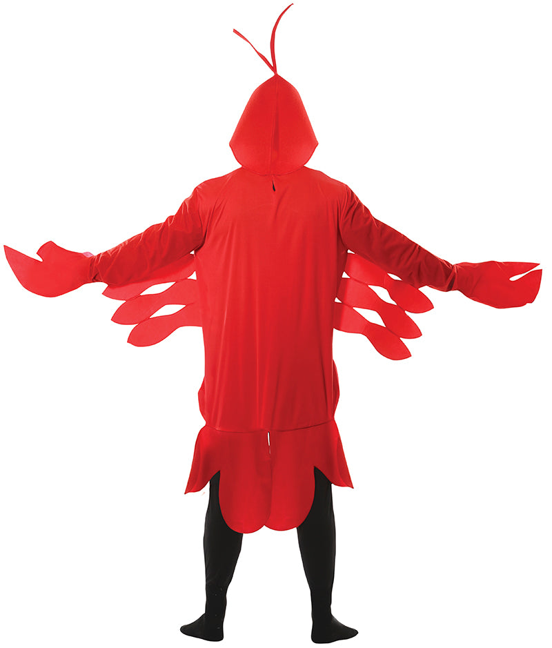 GP80800 – Meereskrabbe Abenteuerkostüm Karneval – Größe: 46 - 48 (S) – Farbe: Rot