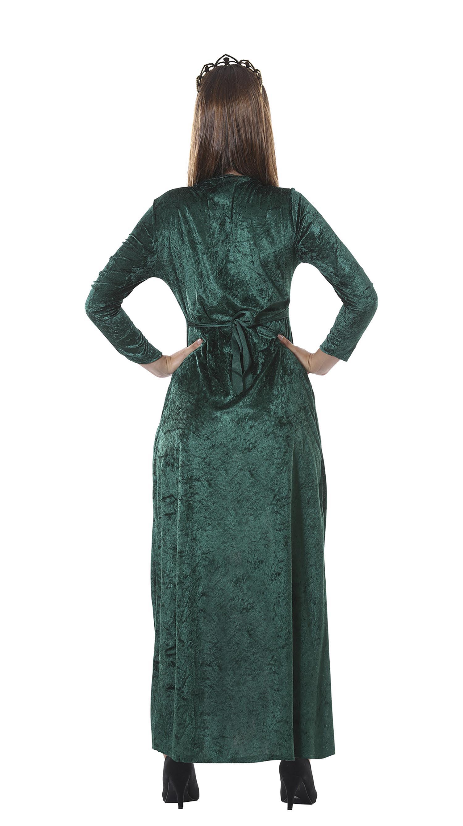 GP80801 – Prinzessin Mittelalter Kleid Karneval – Größe: 36 - 38 (S) – Farbe: Grün