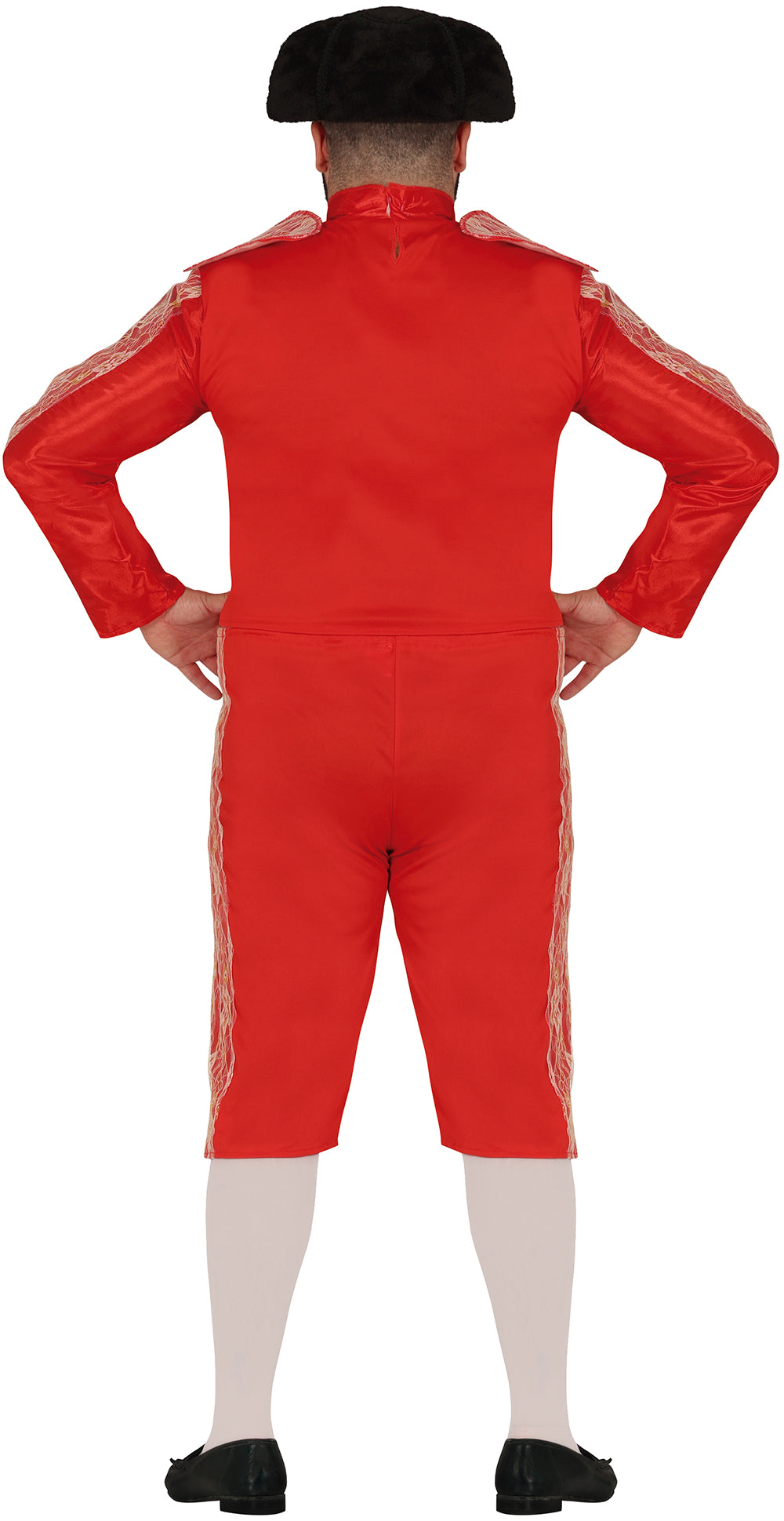 GP80805 – Stierkämpfer Traditionelles Kostüm – Größe: 54 - 56 (XL) – Farbe: Rot