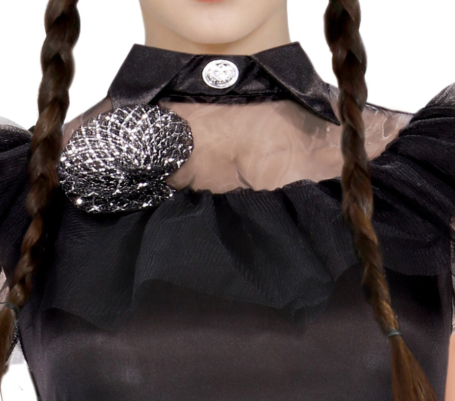 GP84114 – Halloween Ball Kleid Dunkles Filmthema – Größe: 14 - 16 Jahre – Farbe: Schwarz, Ansicht 2