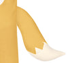 GP81026 – Fuchs Tier Overall Kinder Kostüm Kapuze – Größe: 98/104, 110/116, 128/134 – Farbe: Gelb