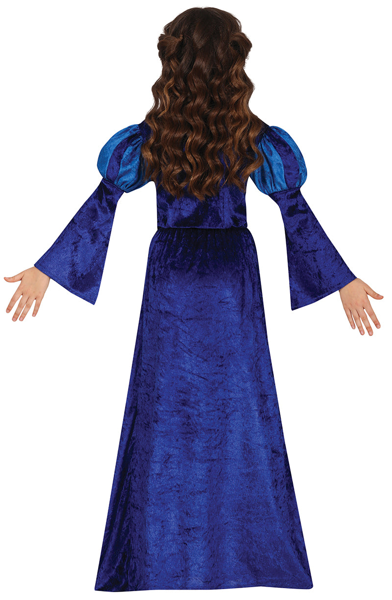 GP81060 – Prinzessin Mittelalter Märchenkönigin – Größe: 110/116 – Farbe: Blau, Ansicht 2