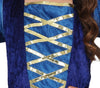 GP81060 – Prinzessin Mittelalter Märchenkönigin – Größe: 110/116 – Farbe: Blau