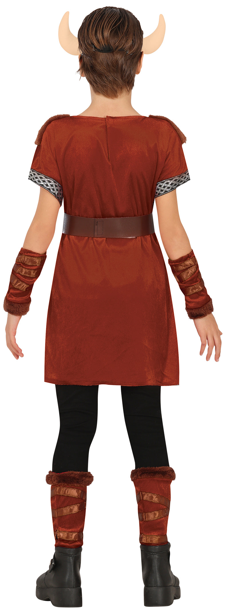 GP81074 – Wikinger Kinderkarnevalskostüm – Größe: 98/104 – Farbe: Braun, Ansicht 2