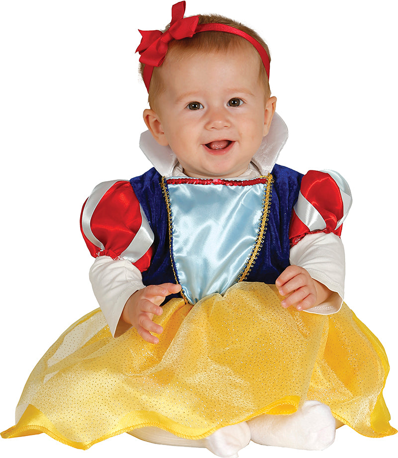 Märchenprinzessin Kleid für Babys mit Puffärmeln