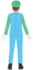 GP81122 – Superheld Abenteuerfigur Klempner – Größe: 128/134 – Farbe: Grün
