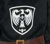 GP81132 – Ritter Tunika Mit Wappen – Größe: 98/104 – Farbe: Schwarz