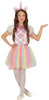 GP81136 – Einhorn Zauber Karneval Pastell Farben – Größe: 128/134 – Farbe: Weiß