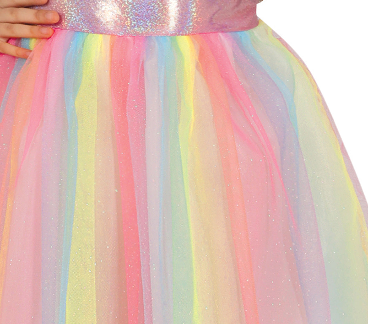 GP81136 – Einhorn Zauber Karneval Pastell Farben – Größe: 140/146 – Farbe: Weiß