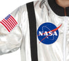 GP81148 – Astronaut Karneval Kinder Raumfahrt – Größe: 128/134 – Farbe: Silber