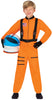 GP81155 – Astronauten Overall Kinder Raumfahrt – Größe: 98/104 – Farbe: Orange