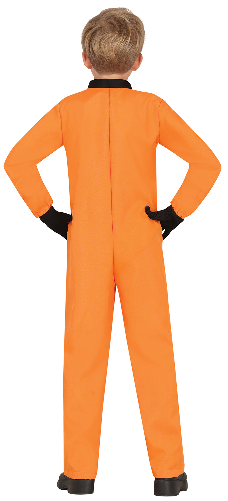 GP81155 – Astronauten Overall Kinder Raumfahrt – Größe: 98/104 – Farbe: Orange, Ansicht 2