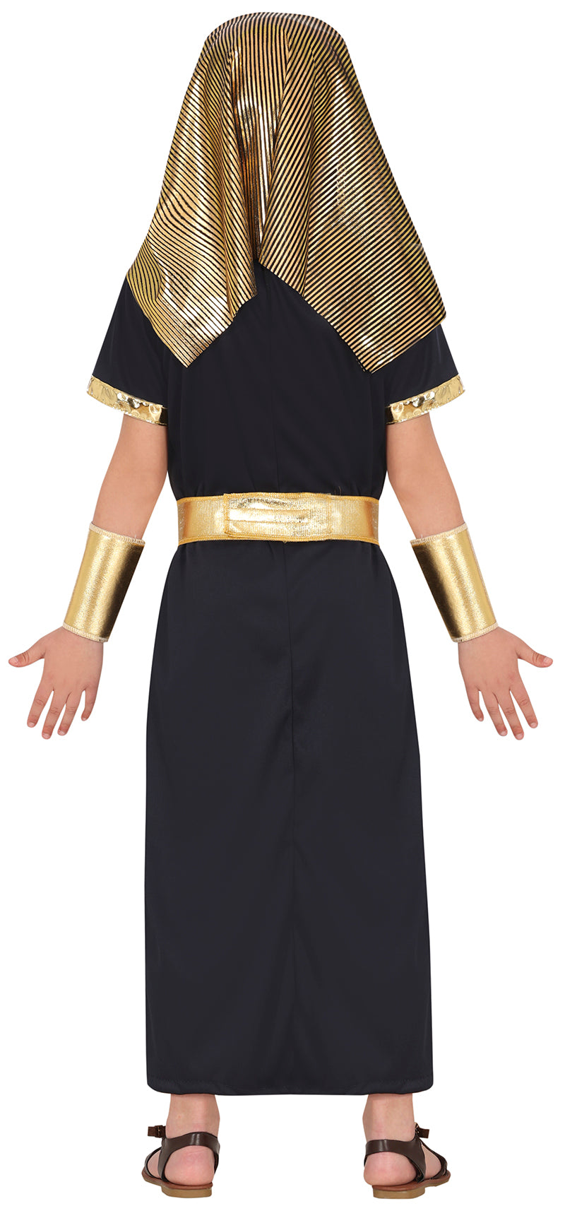 GP81163 – Aegyptischer Herrscher Kostuem Karneval – Größe: 128/134 – Farbe: Schwarz