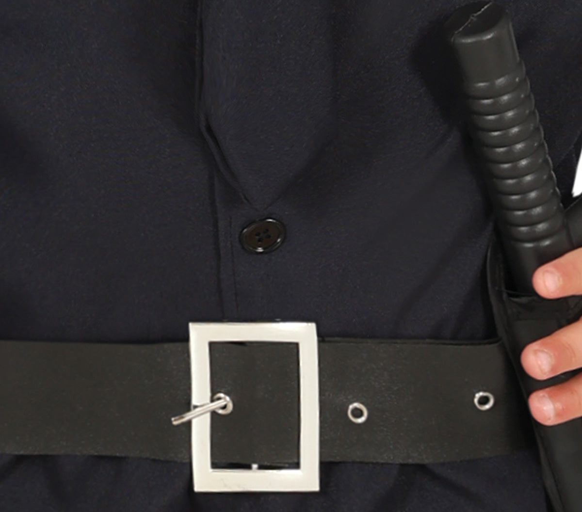 GP81177 – Polizei Karneval Uniform Kostüm – Größe: 110/116 – Farbe: Schwarz