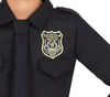 GP81177 – Polizei Karneval Uniform Kostüm – Größe: 128/134 – Farbe: Schwarz