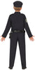 GP81177 – Polizei Karneval Uniform Kostüm – Größe: 140/146 – Farbe: Schwarz