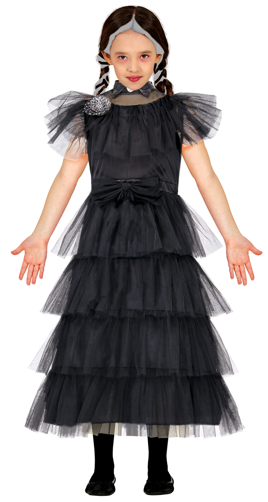 Gothic Kleid für Mädchen schwarz