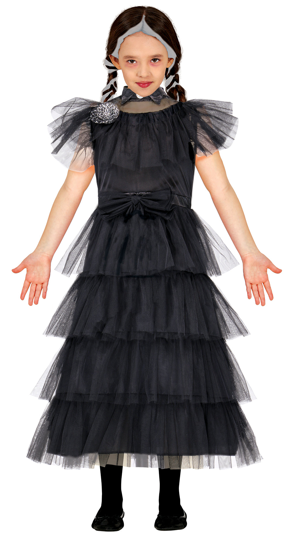 GP81184 – Halloween Königin Kinderkostüm Filmklassiker – Größe: 140/146 – Farbe: Schwarz