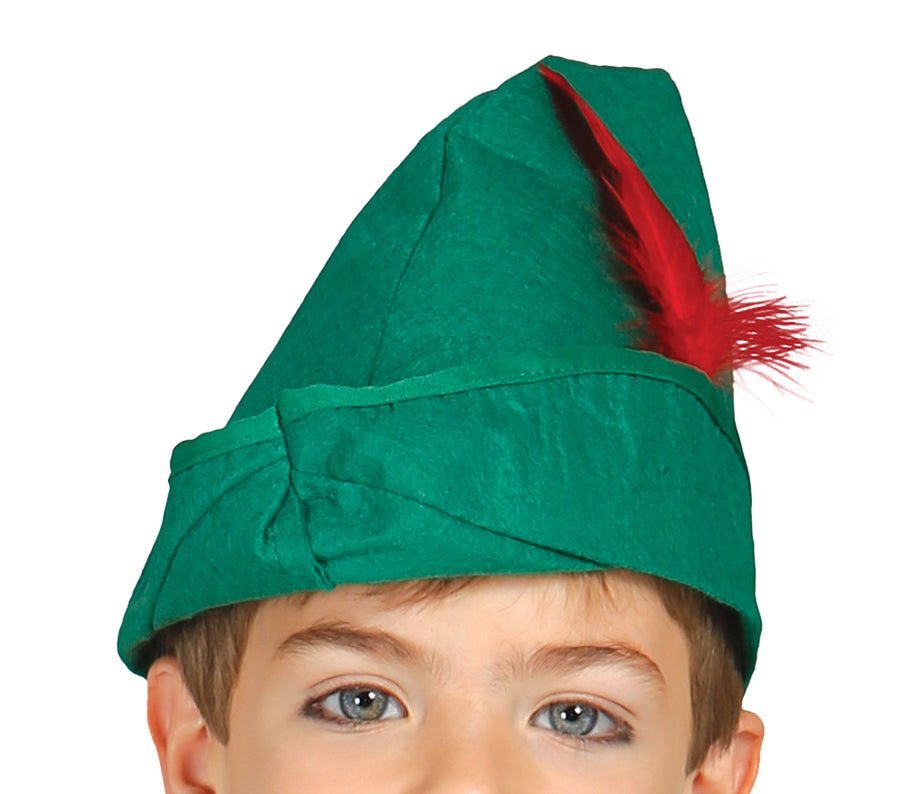 GP81241 – Bandit Bogenschütze Mittelalter Kinderkostüm – Größe: 110/116 – Farbe: Grün, Ansicht 2